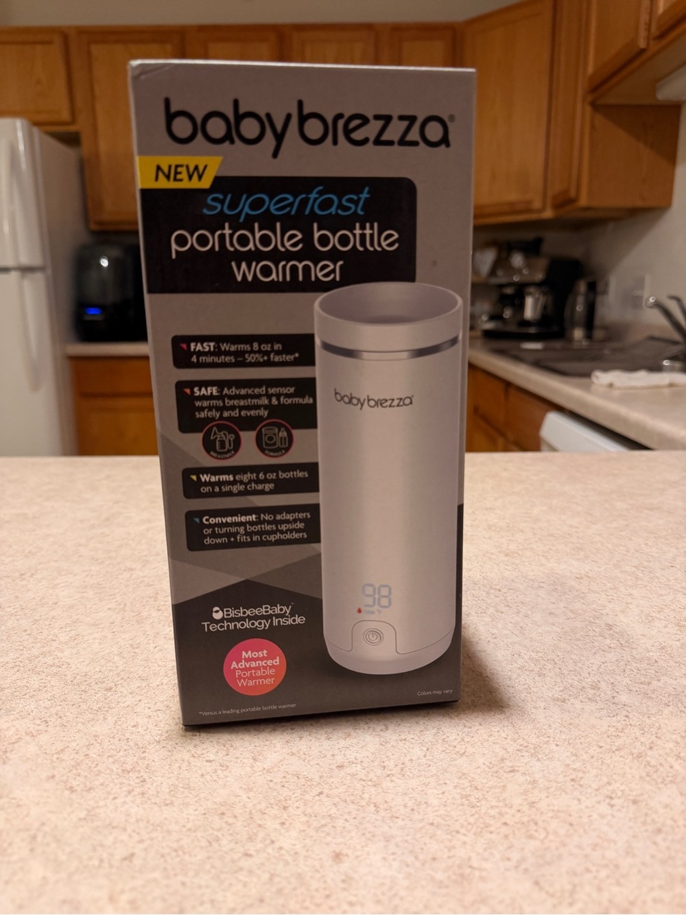Baby Brezza white travel warmer